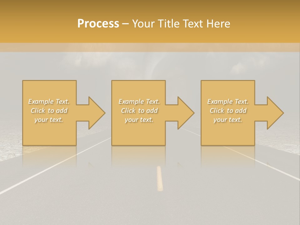 Rain Adventure Way PowerPoint Template