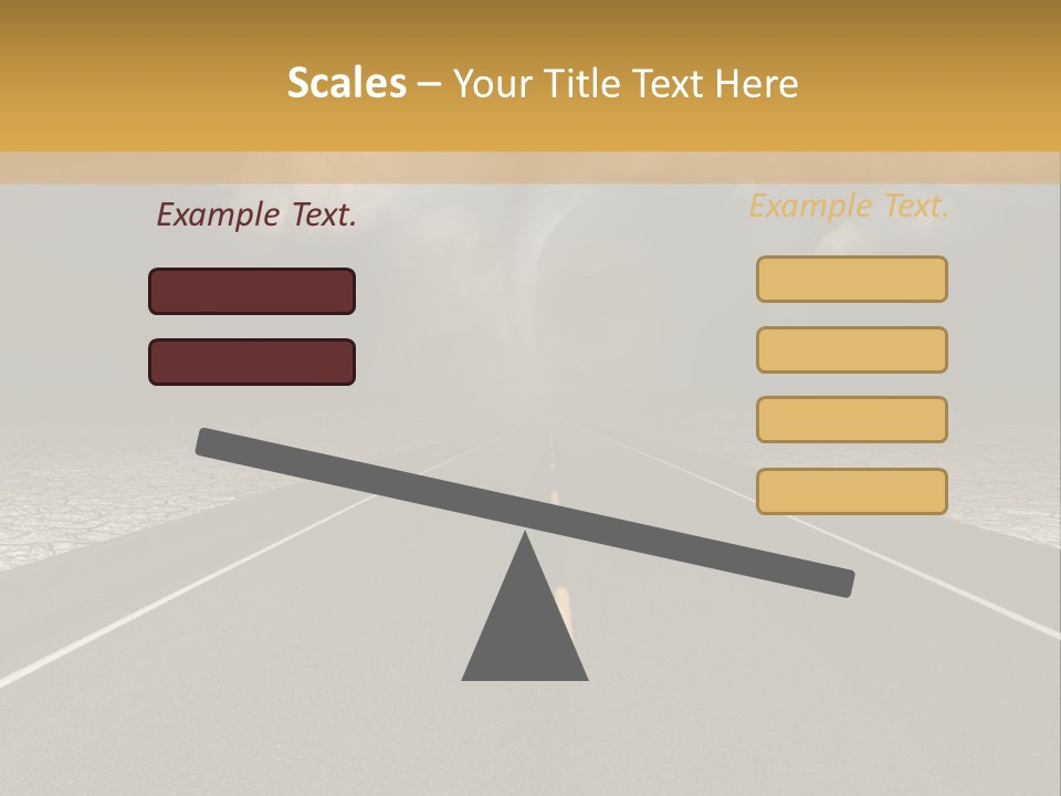 Rain Adventure Way PowerPoint Template