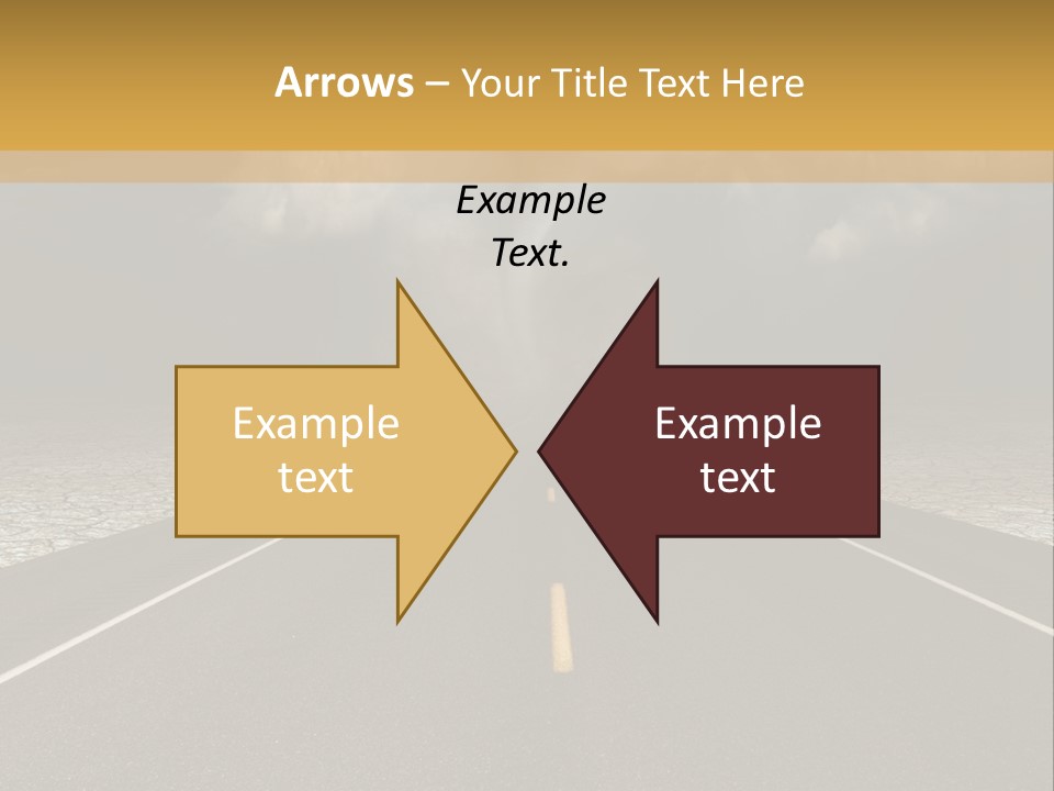 Rain Adventure Way PowerPoint Template