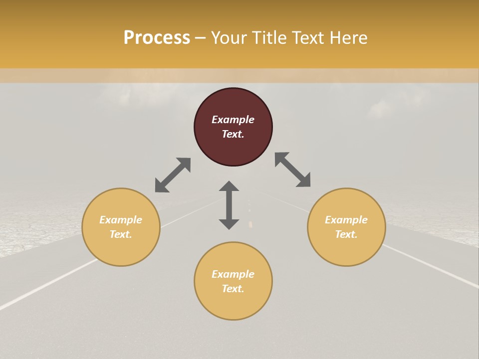 Rain Adventure Way PowerPoint Template