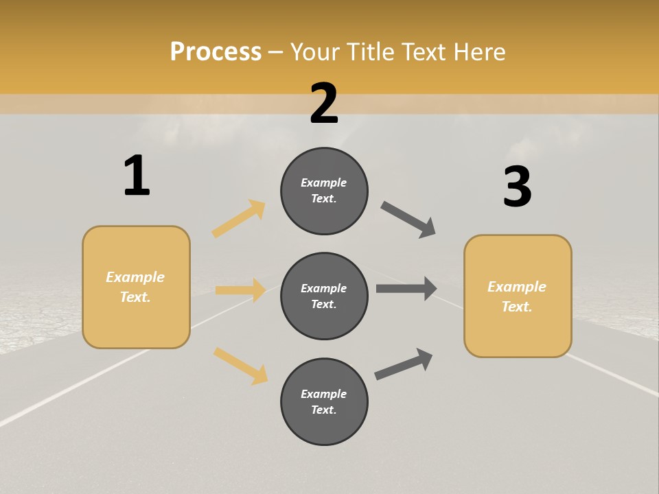 Rain Adventure Way PowerPoint Template