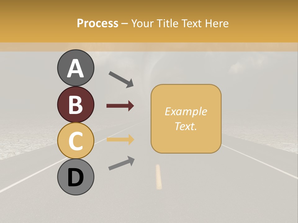 Rain Adventure Way PowerPoint Template