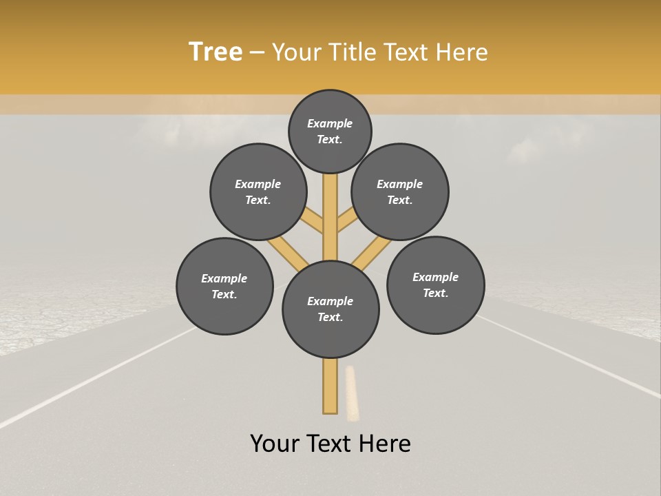 Rain Adventure Way PowerPoint Template