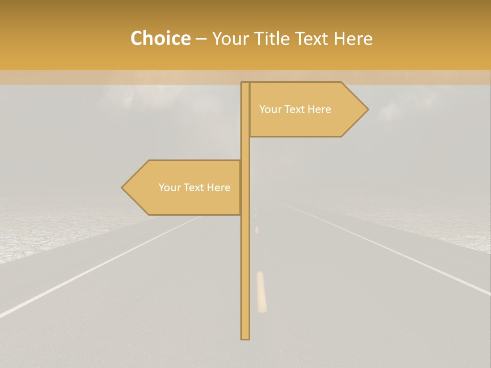 Rain Adventure Way PowerPoint Template