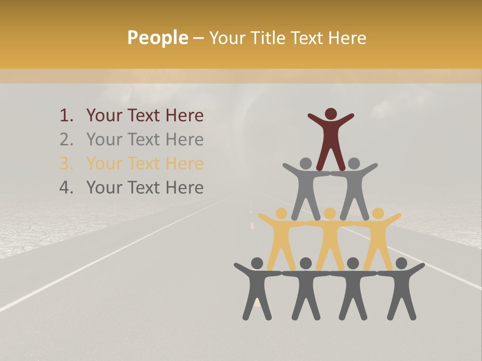 Rain Adventure Way PowerPoint Template