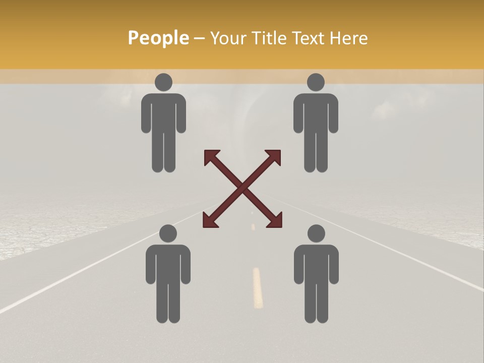 Rain Adventure Way PowerPoint Template