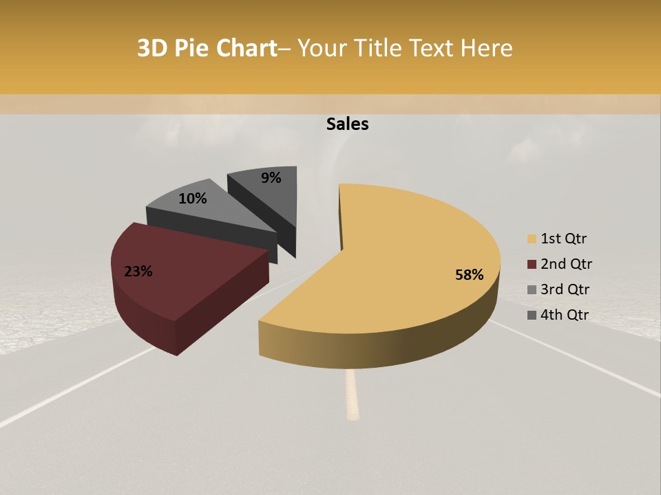 Rain Adventure Way PowerPoint Template