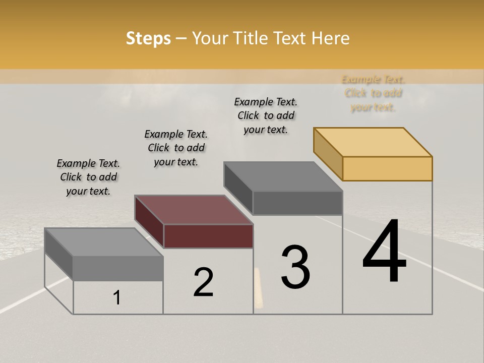 Rain Adventure Way PowerPoint Template