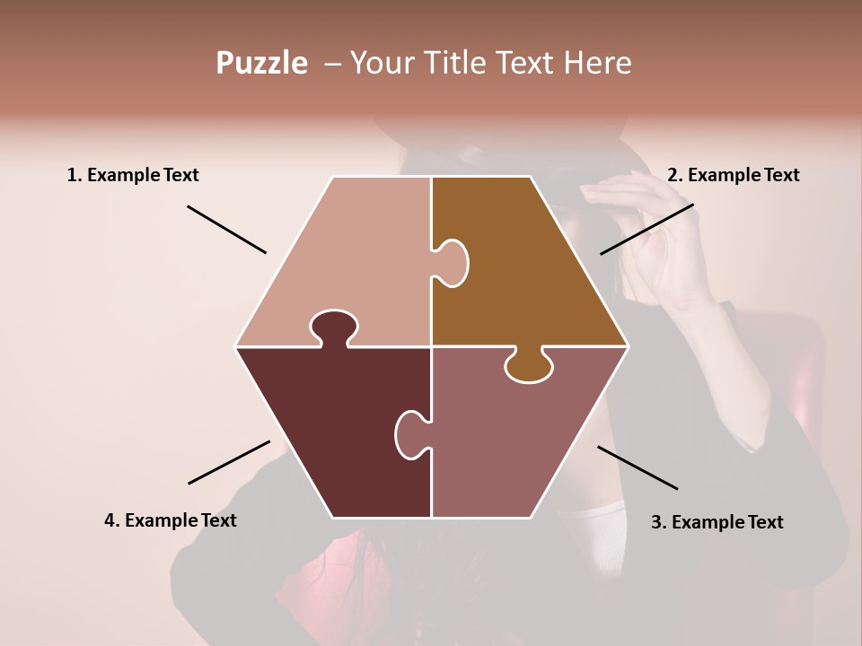 Red Person Fashion PowerPoint Template