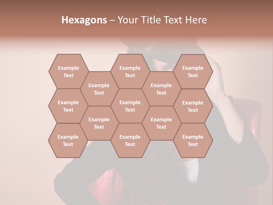 Red Person Fashion PowerPoint Template