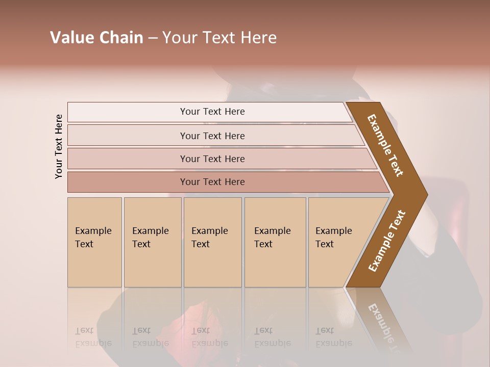 Red Person Fashion PowerPoint Template