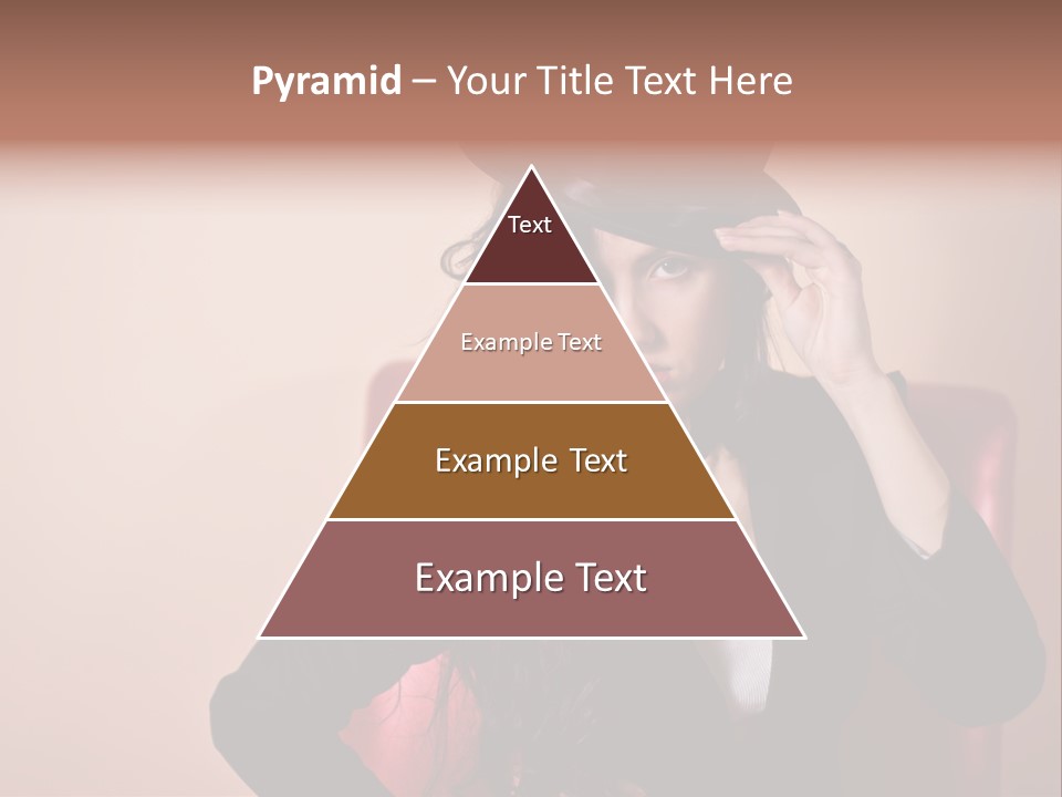 Red Person Fashion PowerPoint Template