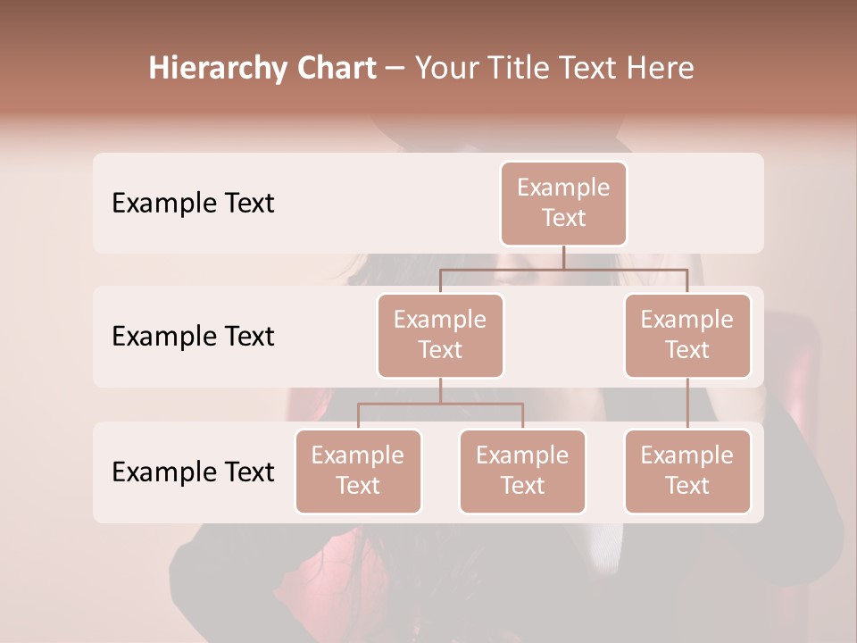 Red Person Fashion PowerPoint Template