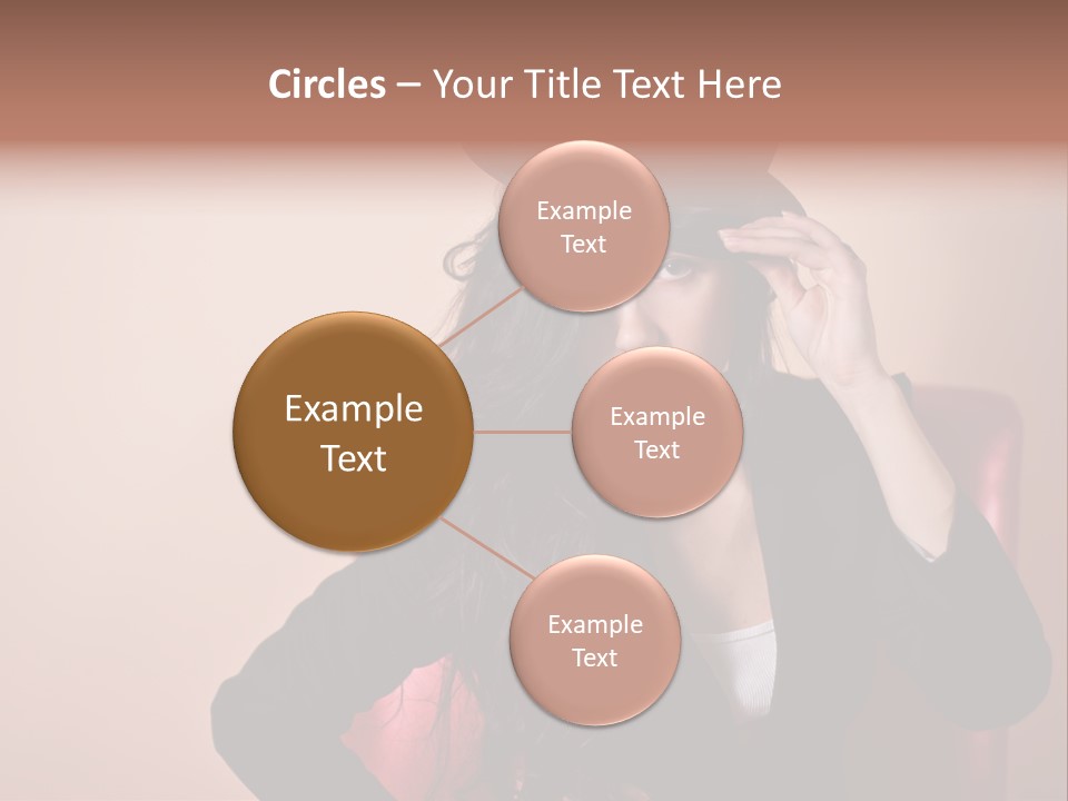 Red Person Fashion PowerPoint Template