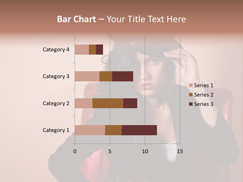 Red Person Fashion PowerPoint Template