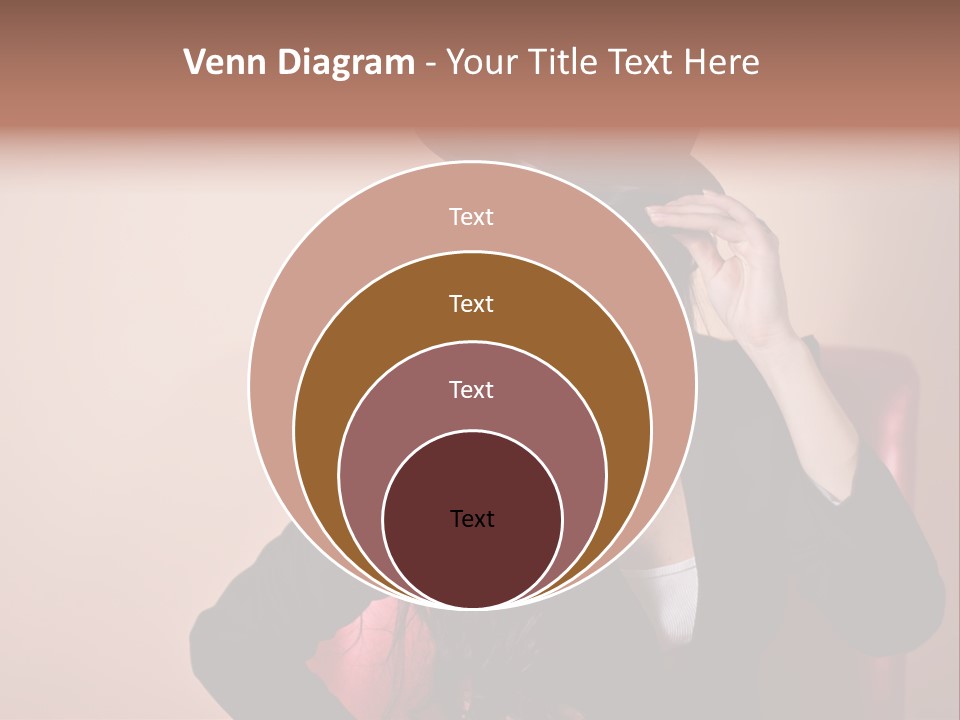 Red Person Fashion PowerPoint Template