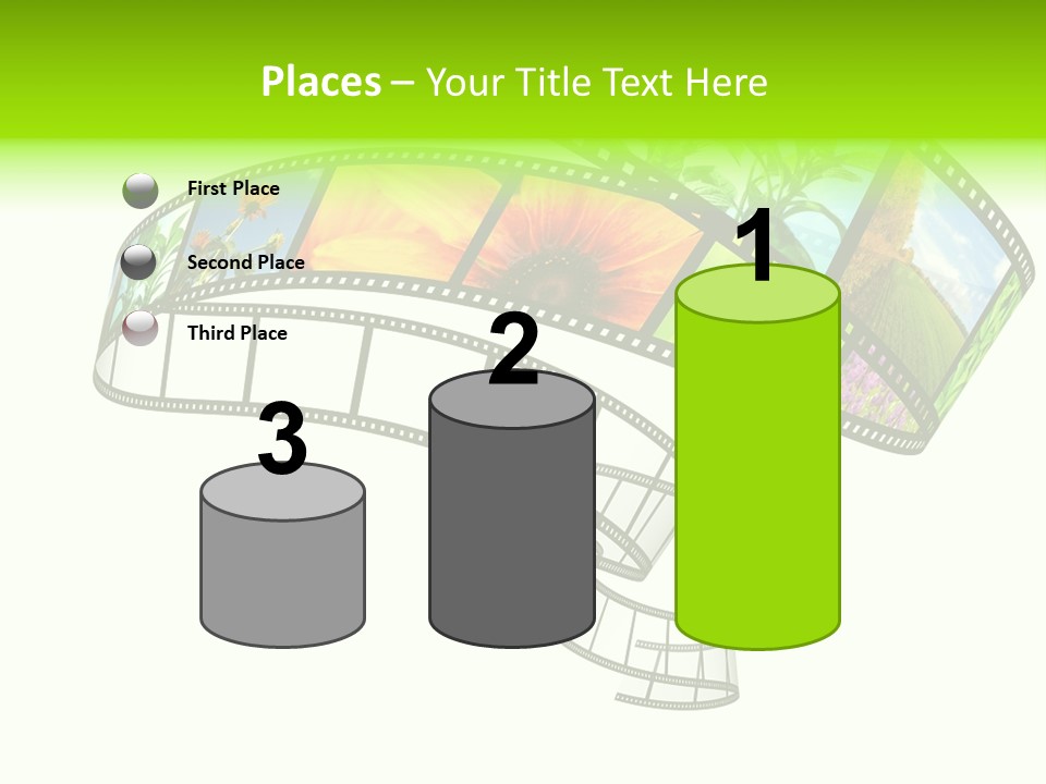 Conservation Green Photographic PowerPoint Template