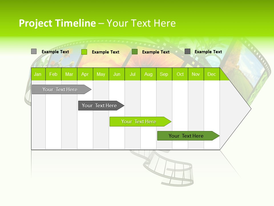 Conservation Green Photographic PowerPoint Template
