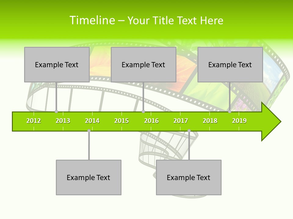 Conservation Green Photographic PowerPoint Template