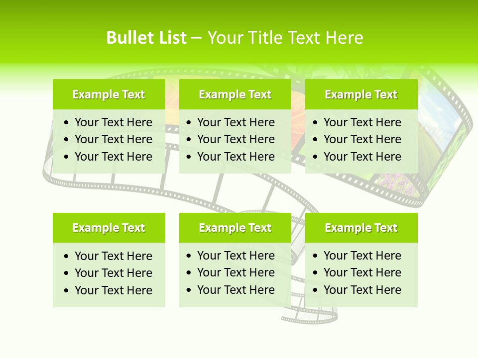 Conservation Green Photographic PowerPoint Template