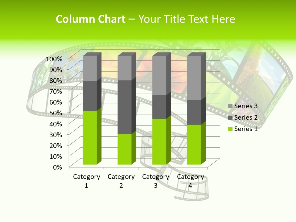 Conservation Green Photographic PowerPoint Template