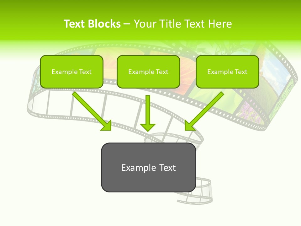 Conservation Green Photographic PowerPoint Template