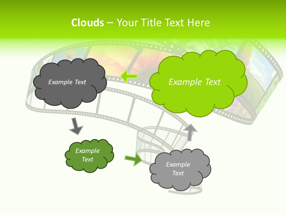 Conservation Green Photographic PowerPoint Template