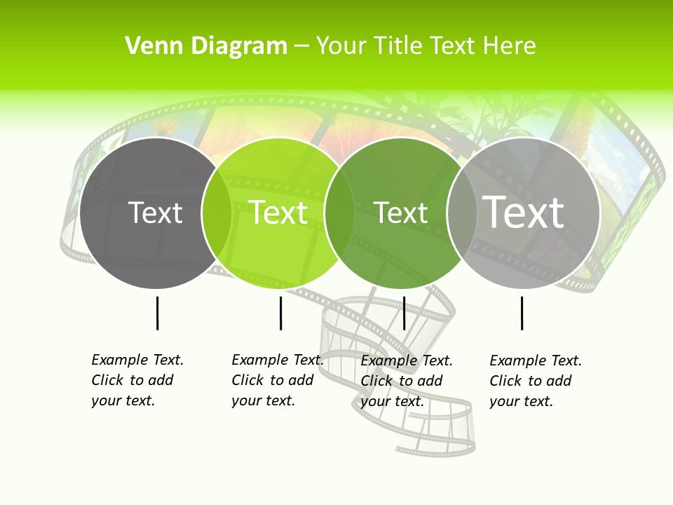 Conservation Green Photographic PowerPoint Template