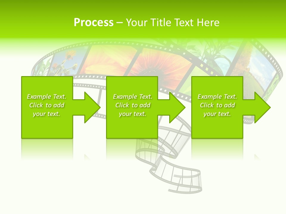 Conservation Green Photographic PowerPoint Template