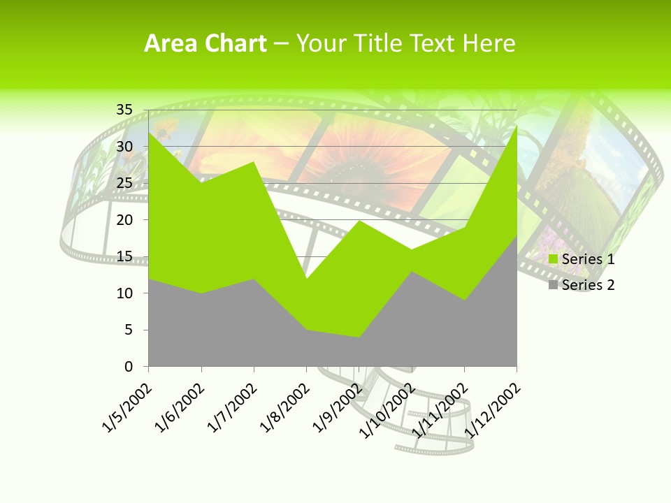 Conservation Green Photographic PowerPoint Template