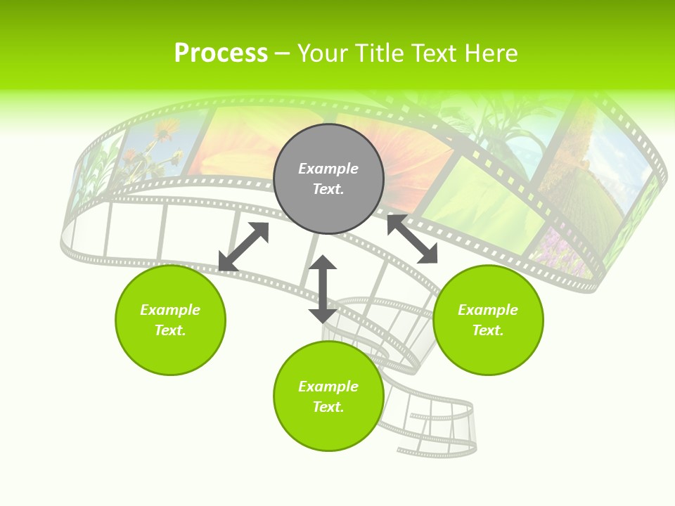 Conservation Green Photographic PowerPoint Template