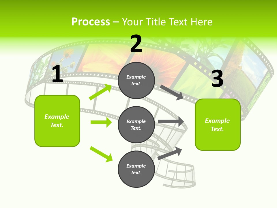 Conservation Green Photographic PowerPoint Template