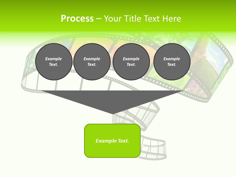 Conservation Green Photographic PowerPoint Template