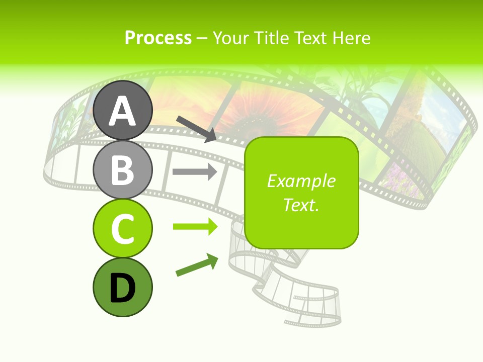 Conservation Green Photographic PowerPoint Template