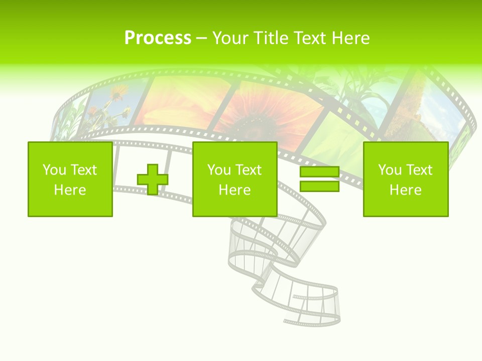 Conservation Green Photographic PowerPoint Template