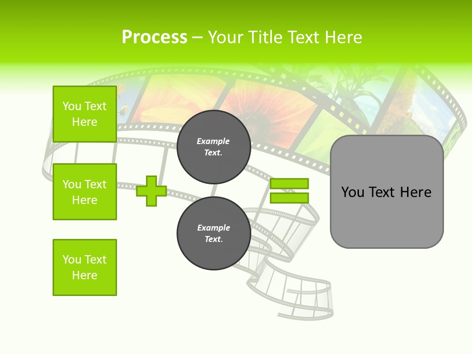 Conservation Green Photographic PowerPoint Template
