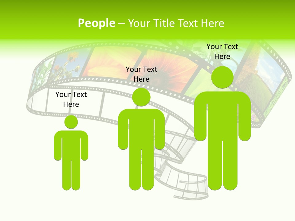 Conservation Green Photographic PowerPoint Template