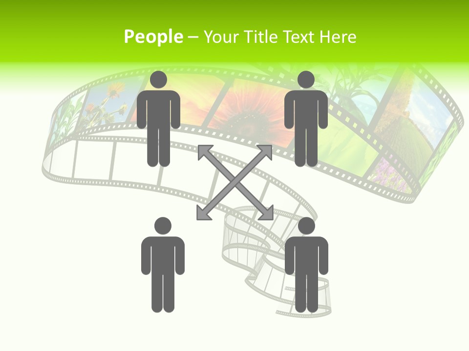 Conservation Green Photographic PowerPoint Template