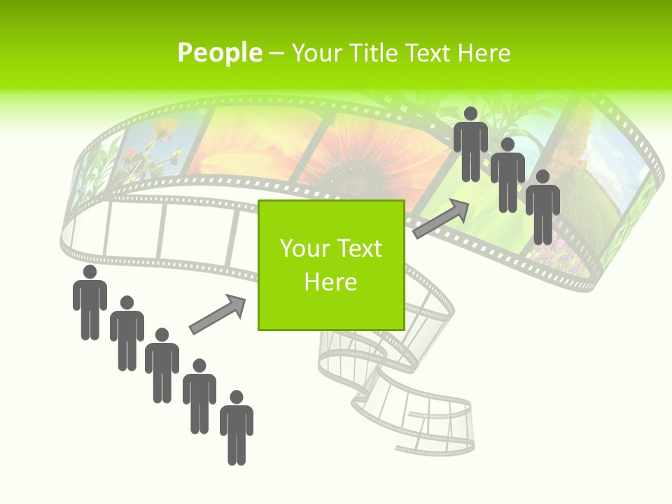 Conservation Green Photographic PowerPoint Template