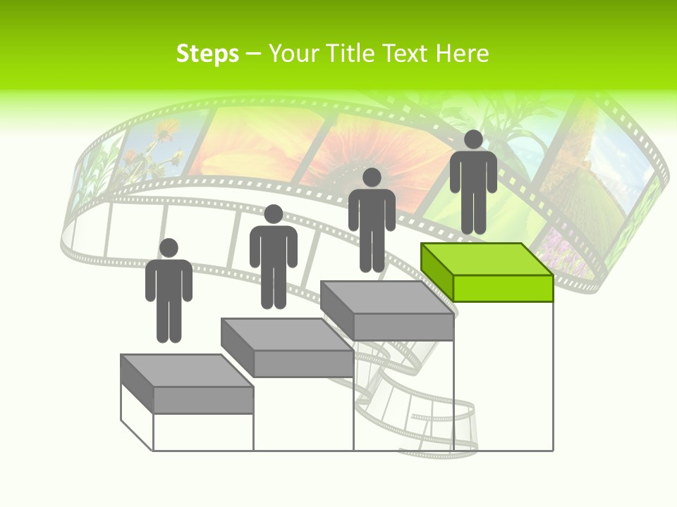 Conservation Green Photographic PowerPoint Template