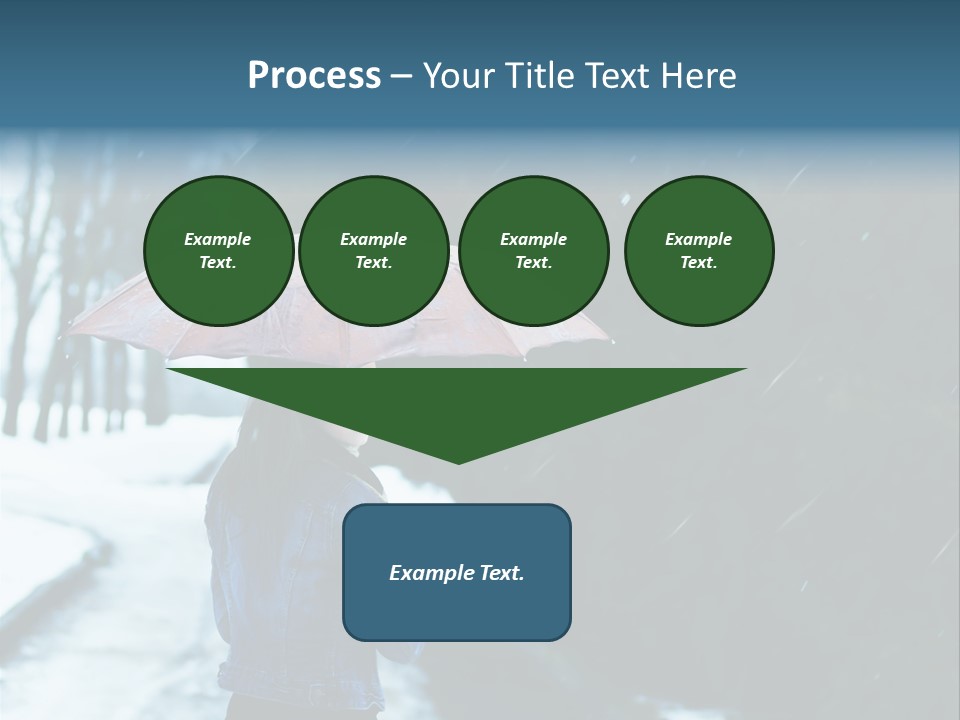 Spring Posing Weather PowerPoint Template