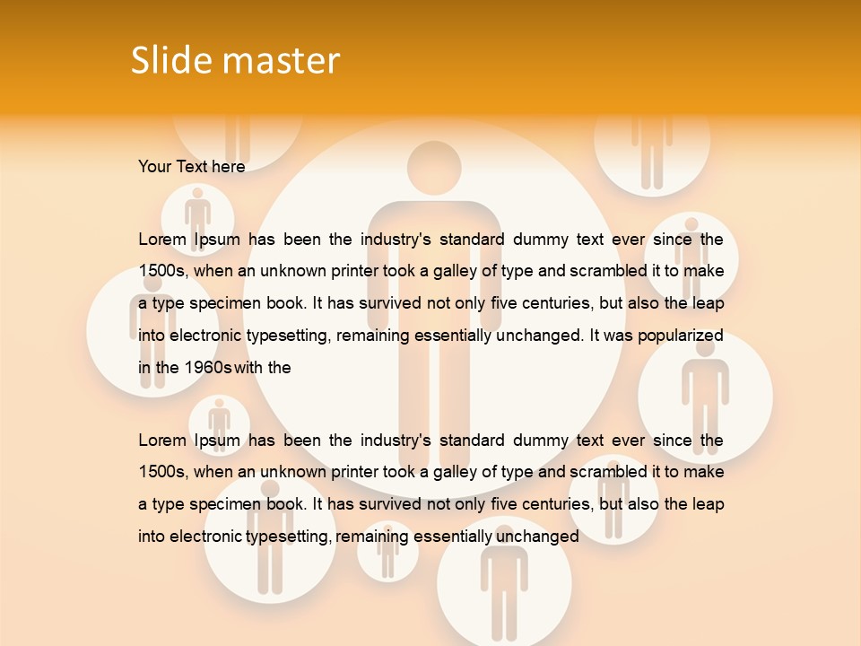 Relation Management Render PowerPoint Template