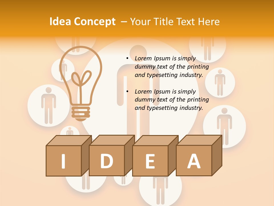 Relation Management Render PowerPoint Template