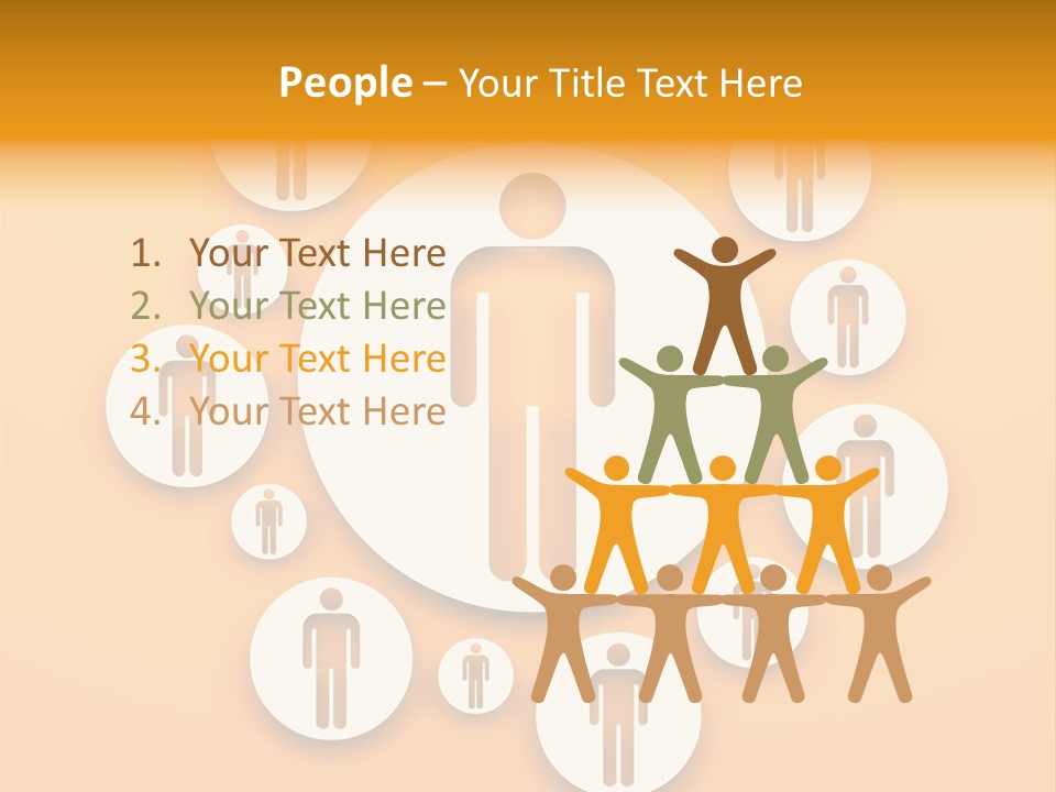 Relation Management Render PowerPoint Template