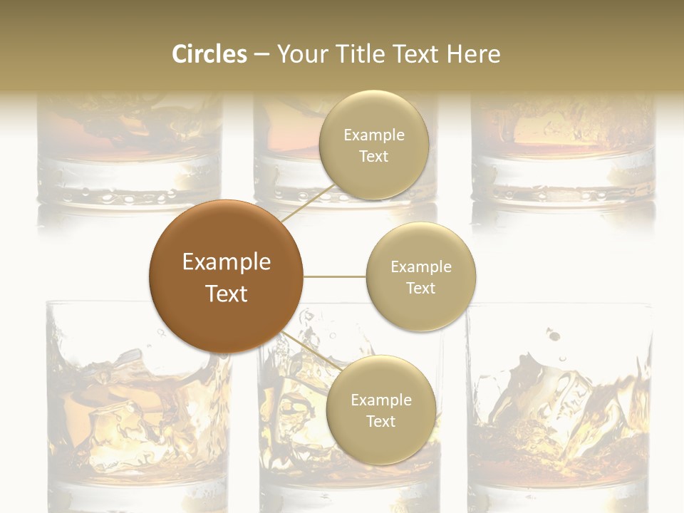 Glass Ice Isolated PowerPoint Template