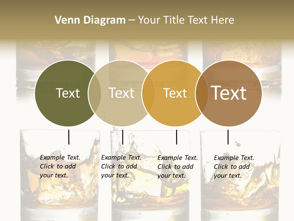 Glass Ice Isolated PowerPoint Template