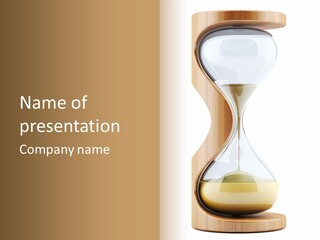 Wood Time Is Money Watch PowerPoint Template