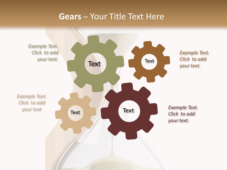 Wood Time Is Money Watch PowerPoint Template