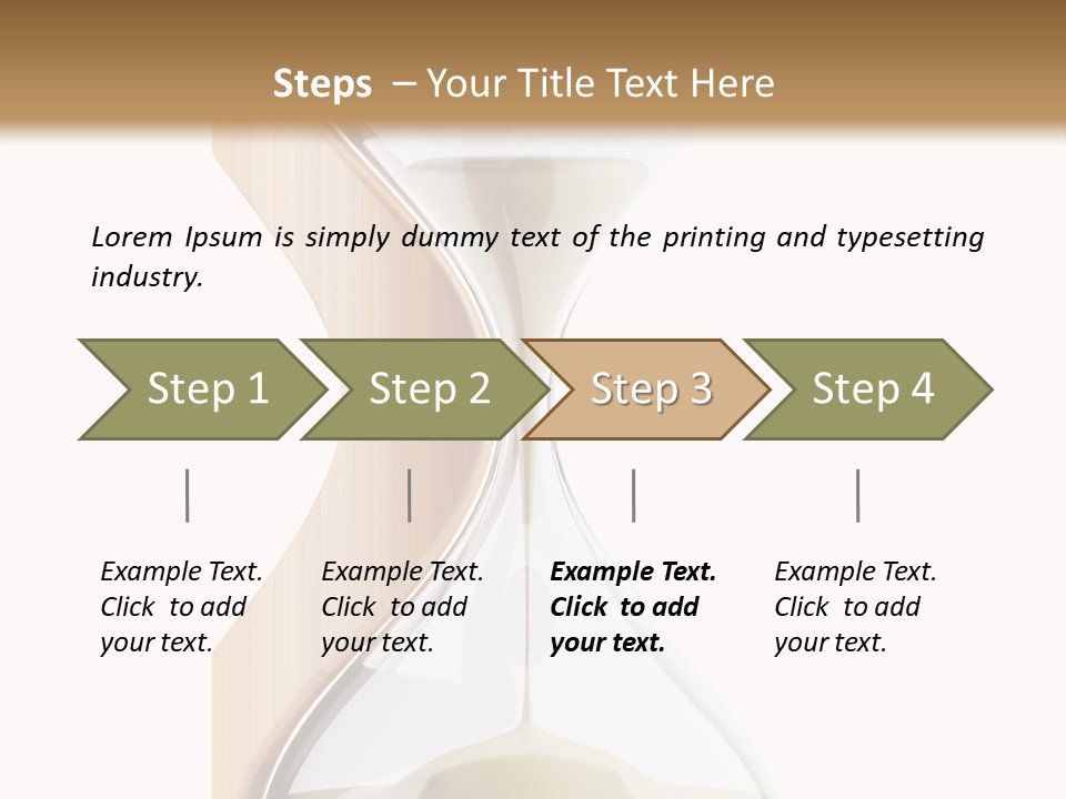 Wood Time Is Money Watch PowerPoint Template