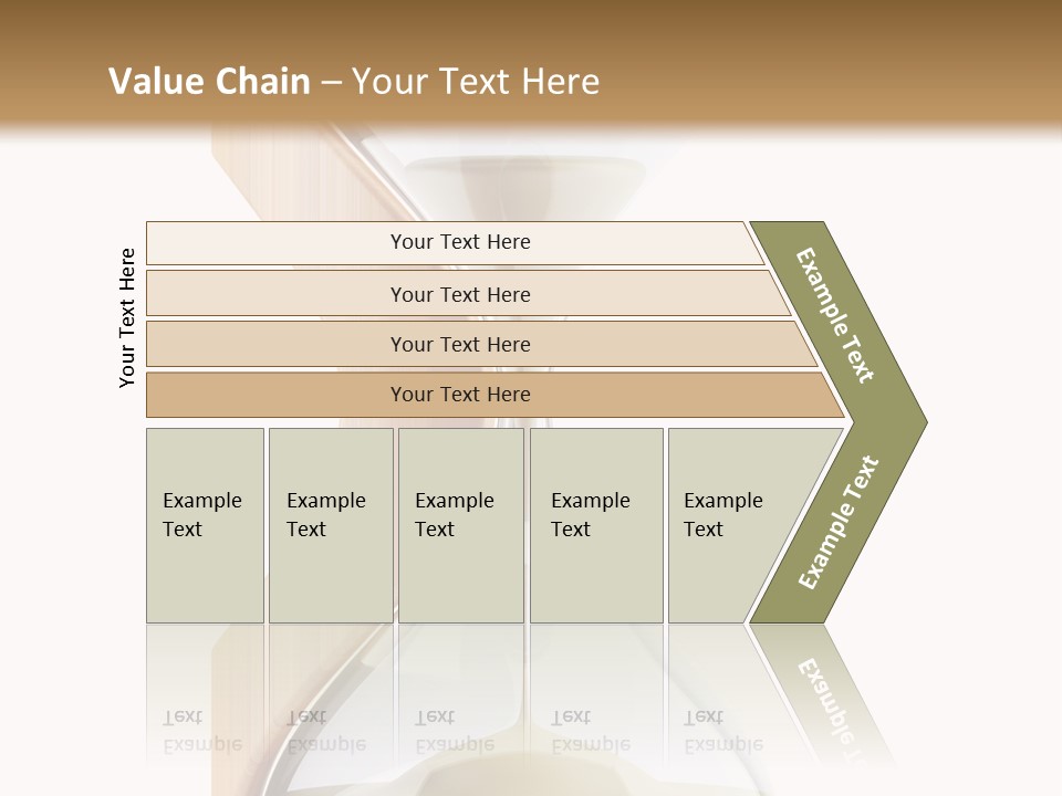 Wood Time Is Money Watch PowerPoint Template